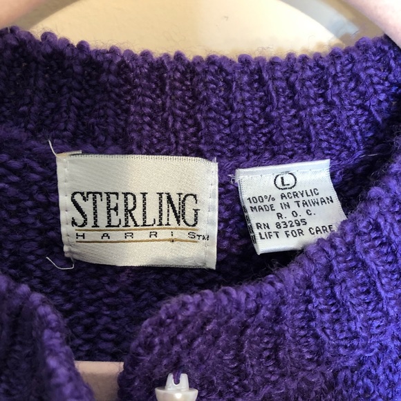 🌟 VINTAGE Purple knit in good condition 🌟 - Picture 5 of 7